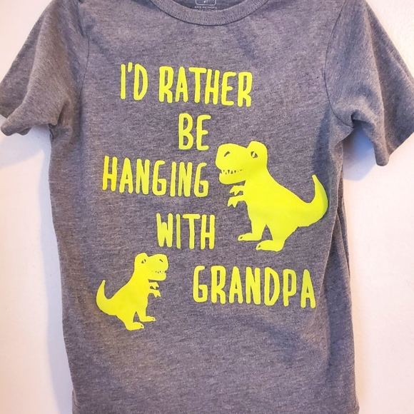 Rather Be Hanging W/ Grandpa 4T Boys Shirt